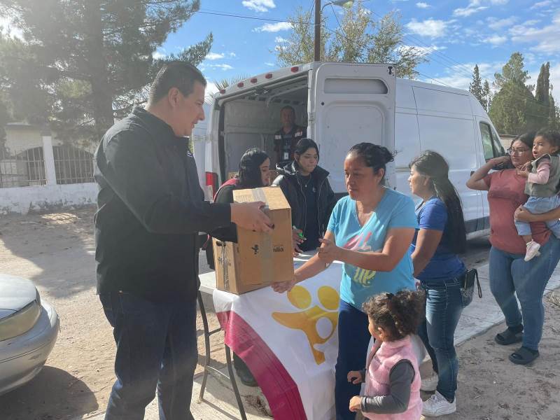 Por cambios de clima, intensifican entrega de apoyos a familias vulnerables