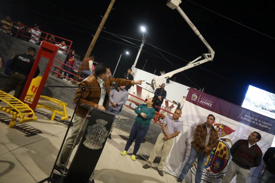 Entregó Presidente Municipal trabajos de rehabilitación de parque Tierra y Libertad