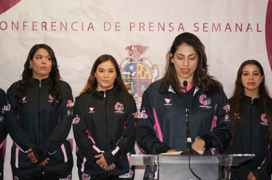 Anuncian inicio de temporada de la Liga Mexicana de Voleibol femenil.