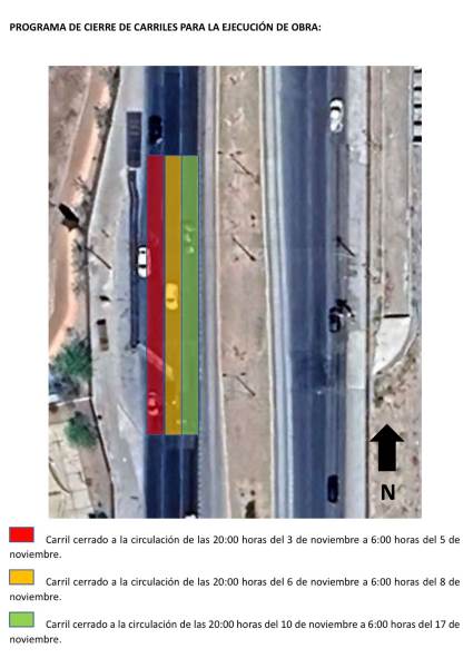 Alertan por cierre parcial de carriles de la avenida Tecnológico