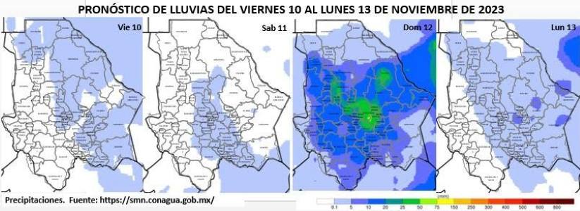 Emite CEPC recomendaciones ante pronóstico de lluvias en el estado
