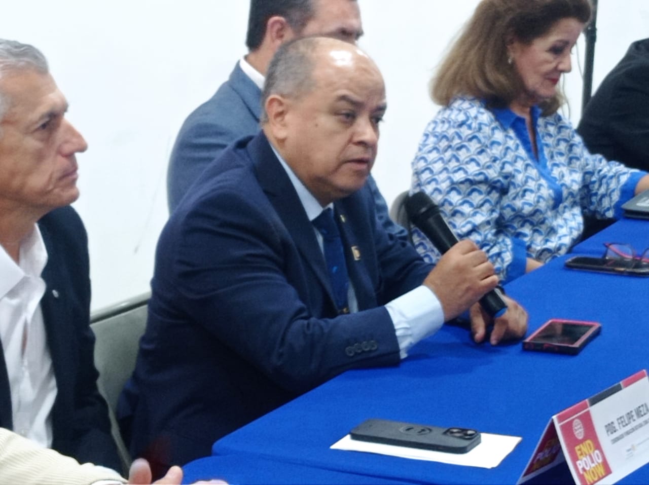 Refrendan rotarios el compromiso de aportar para erradicar la poliomielitis.