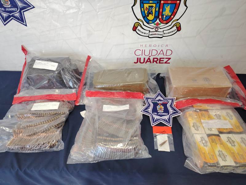 Aseguran más de 6 mil cartuchos útiles y detienen a dos hermanos