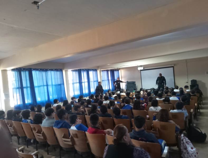 Imparten pláticas informativas sobre Justicia Cívica a alumnos de la Secundaria Técnica #38