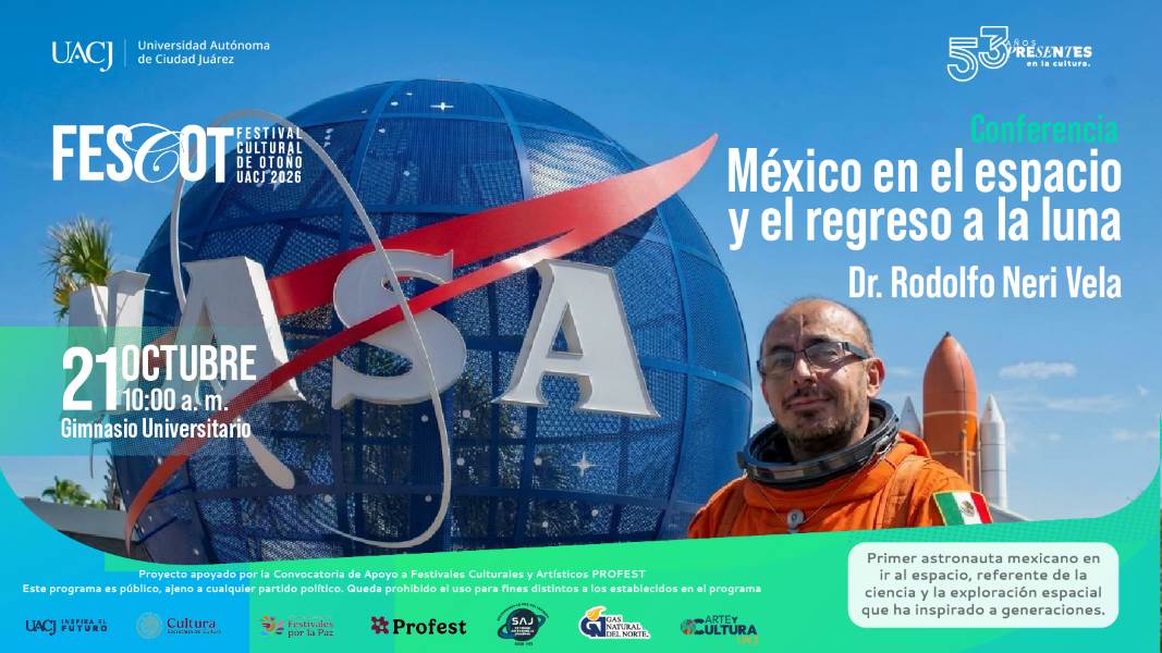 Rodolfo Neri Vela ofrecerá conferencia sobre México y el regreso a la Luna en Ciudad Juárez