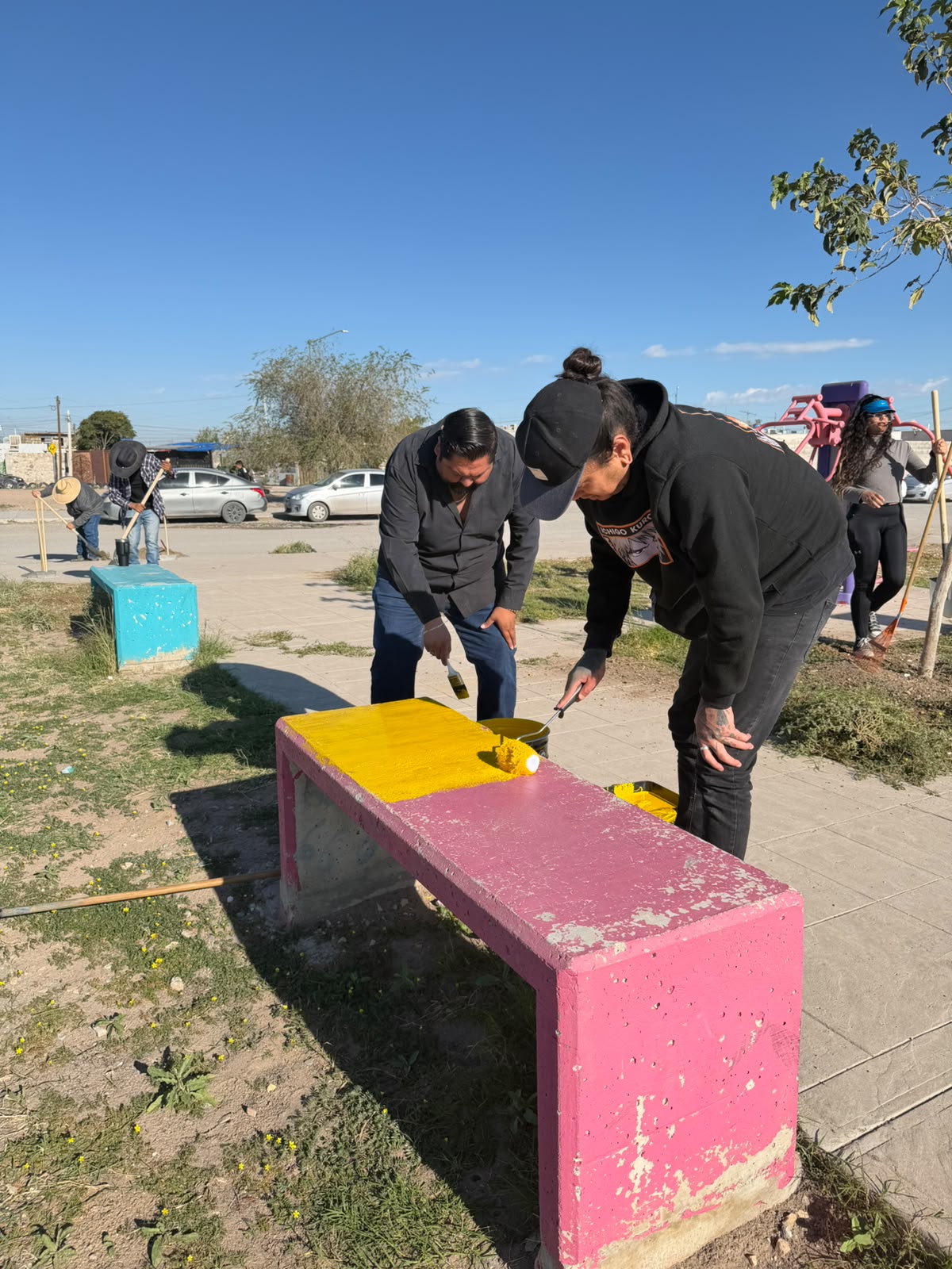 Realizan jornada de limpieza en el Parque Las Haciendas con el programa Juárez Amanece Limpio