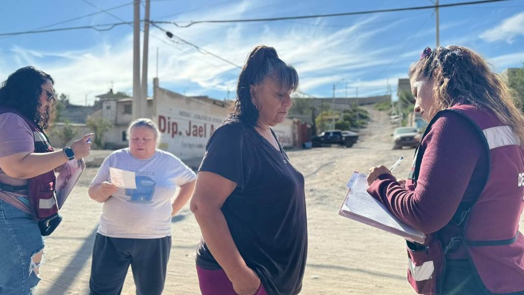 Visitan colonia Independencia para detectar necesidades y promover cruzada de servicios en Juárez
