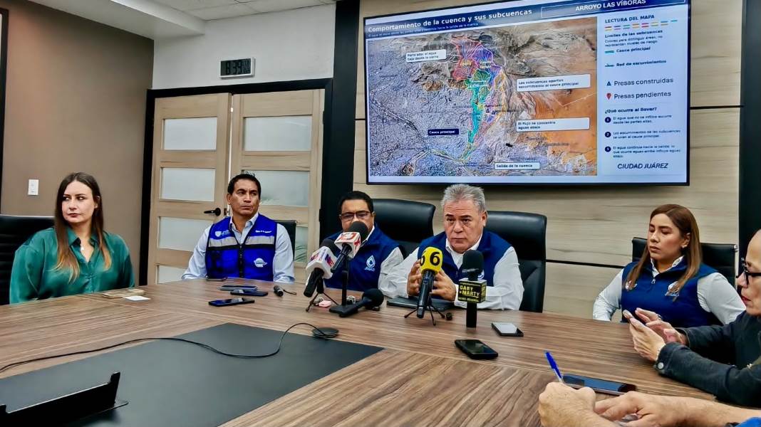 Atienden daños por lluvias en Juárez; JMAS interviene en 73 pozos