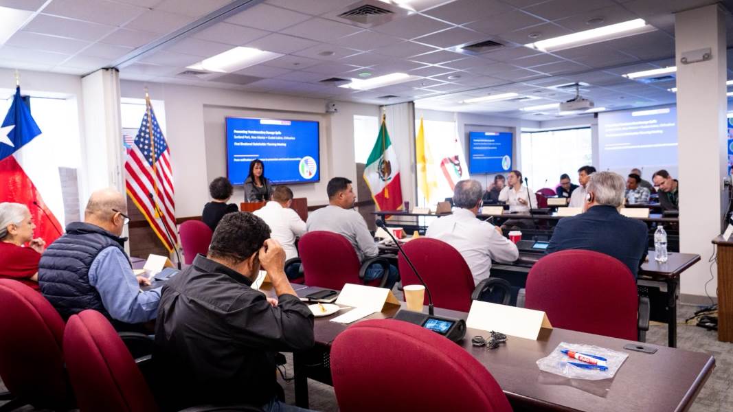 JMAS participa en reunión binacional para definir acciones ante desbordamientos del Río Bravo