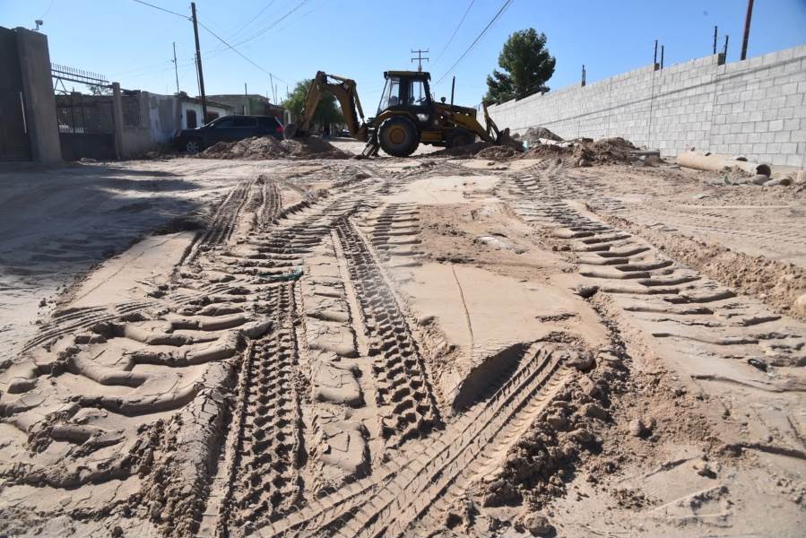 Pavimentarán con concreto hidráulico de la calle Ciruelo en Héroes de la Revolución