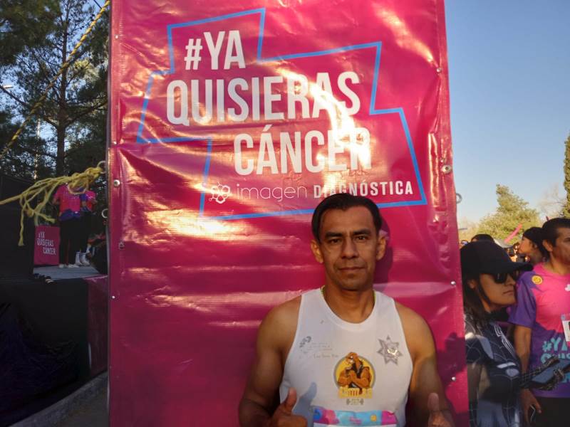 Oficial de la SSPM obtiene segundo lugar en carrera "Ya Quisieras Cáncer"  
