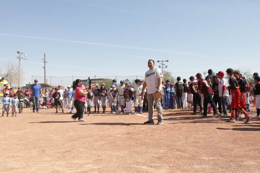 Inauguró alcalde Liga de Beisbol Villahermosa
