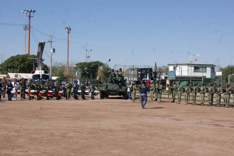 Arrancó exhibición militar “La Gran Fuerza de México”