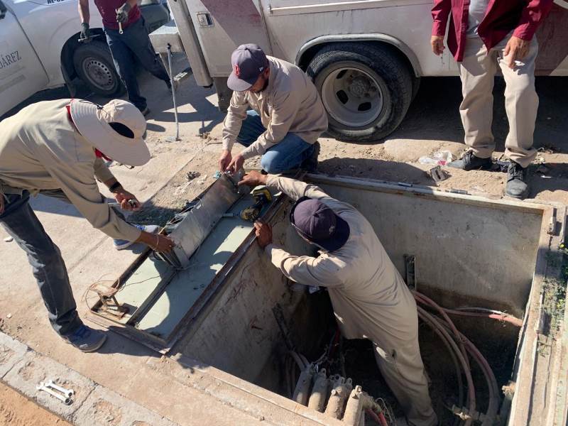 Realizan mantenimiento en fraccionamiento Senderos de Oriente