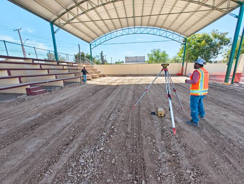 Construyen proyectos del Presupuesto Participativo 2024 en el Valle de Juárez