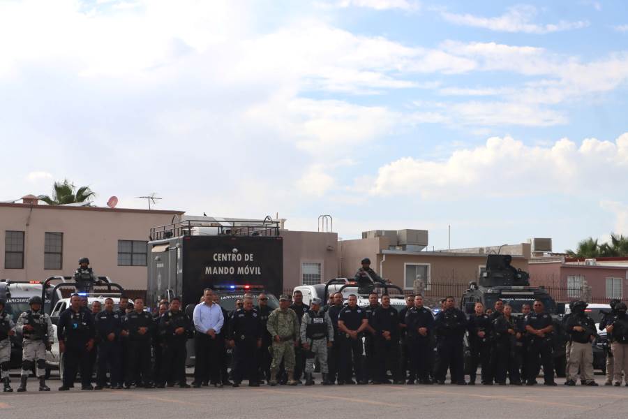 Inician operativos conjuntos para reforzar seguridad en Ciudad Juárez