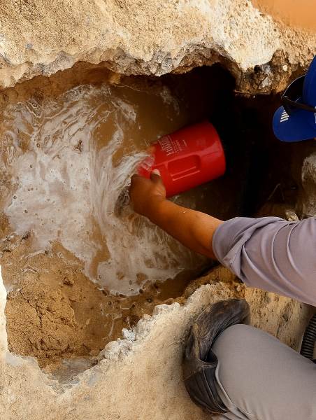Detecta J+ servicio de agua sin contrato en jardín de eventos en Salvárcar