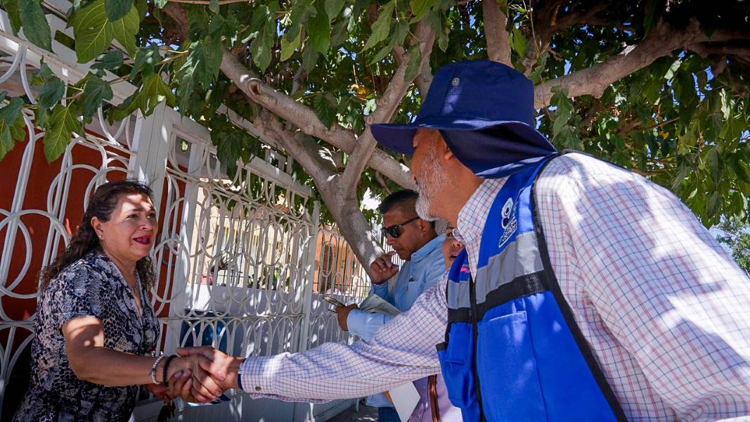 J+ visitó colonias para evaluar avance del programa de bacheo
