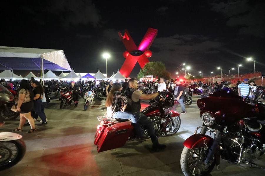 El Presidente Municipal Cruz Pérez Cuéllar inauguró la catorceava edición del festival Juárez Bike Fest 2025