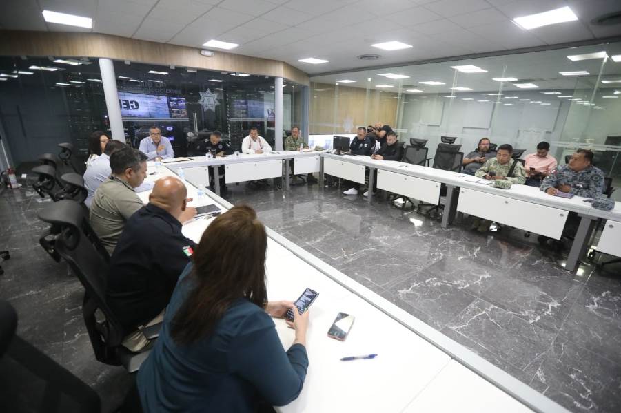 Reportan resultados semanales en seguridad durante reunión de coordinación