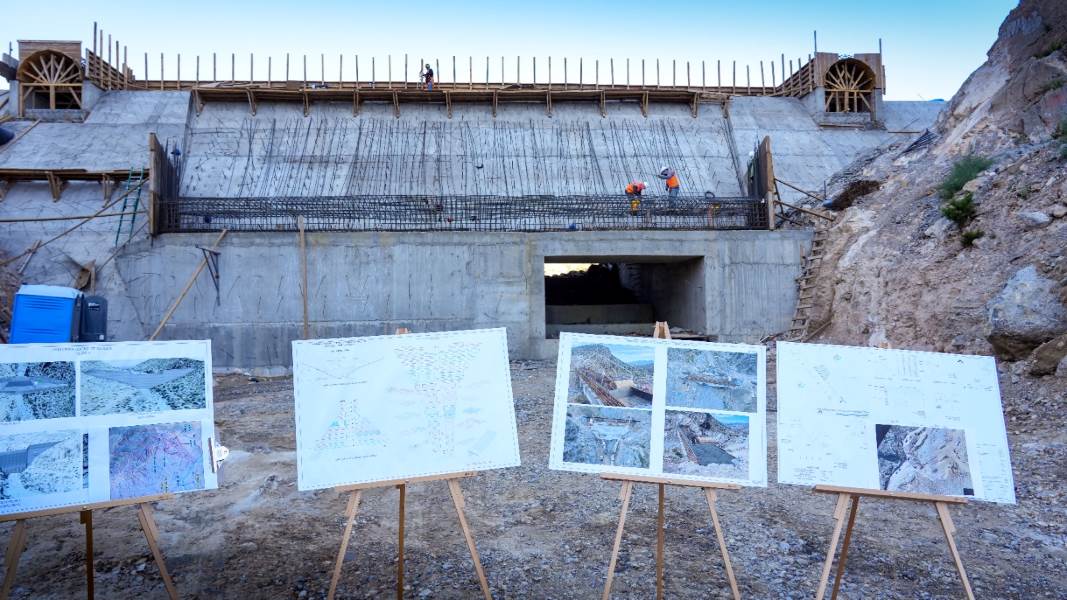 Presa Filtro II alcanza 85 % de avance y busca reducir riesgos en zona del Arroyo Colorado