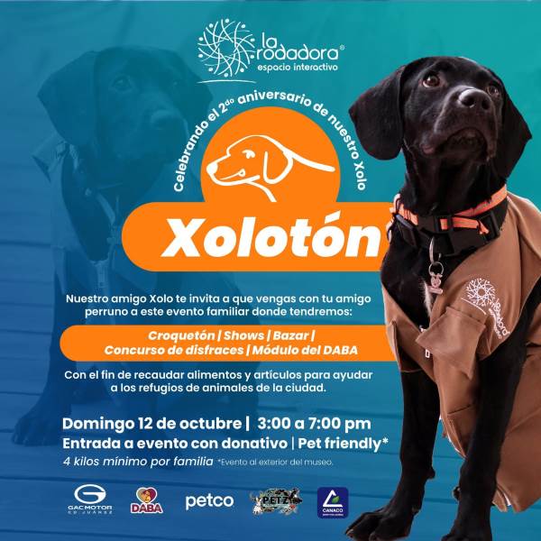 Invitan al “Xolotón” en La Rodadora por segundo aniversario del Xolo