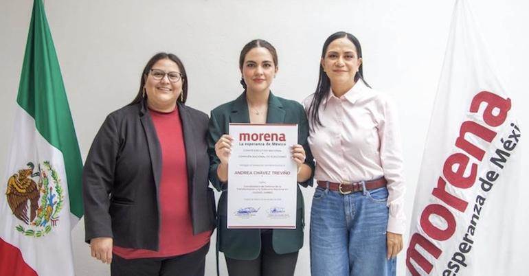 Morena designa a Andrea Chávez como coordinadora en Juárez rumbo a 2027