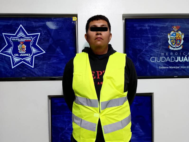 Detienen a presunto asaltante señalado en al menos 22 robos a comercios