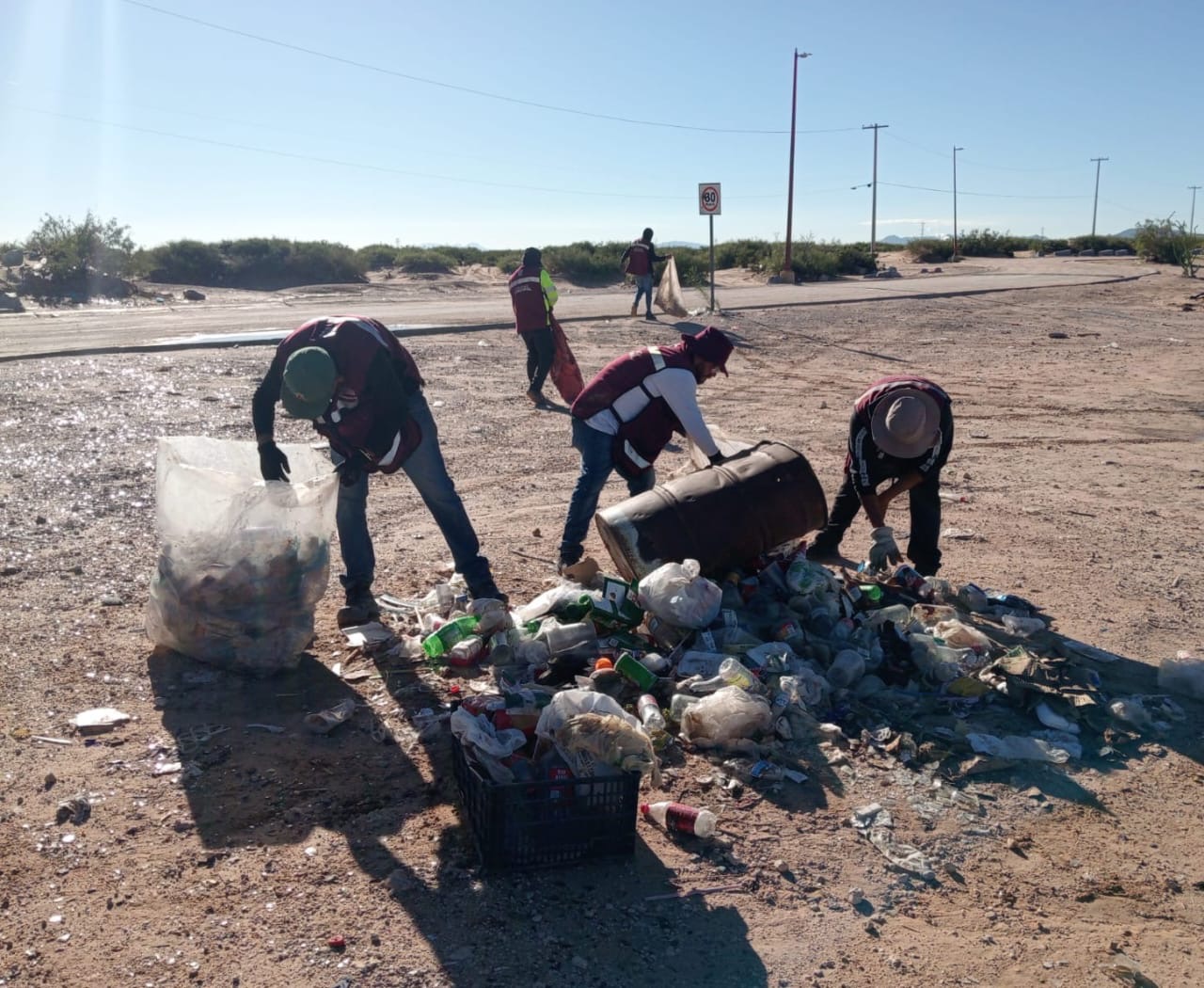 Municipio refuerza limpieza en el Umbral del Milenio
