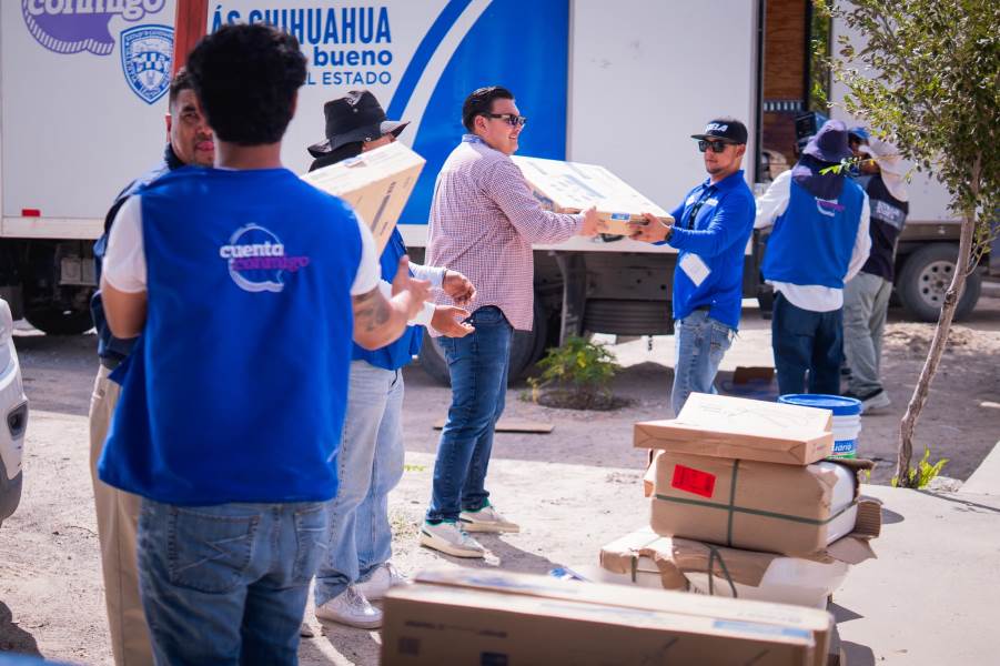 Entrega Estado apoyos a 50 familias afectadas por lluvias en Águilas de Zaragoza