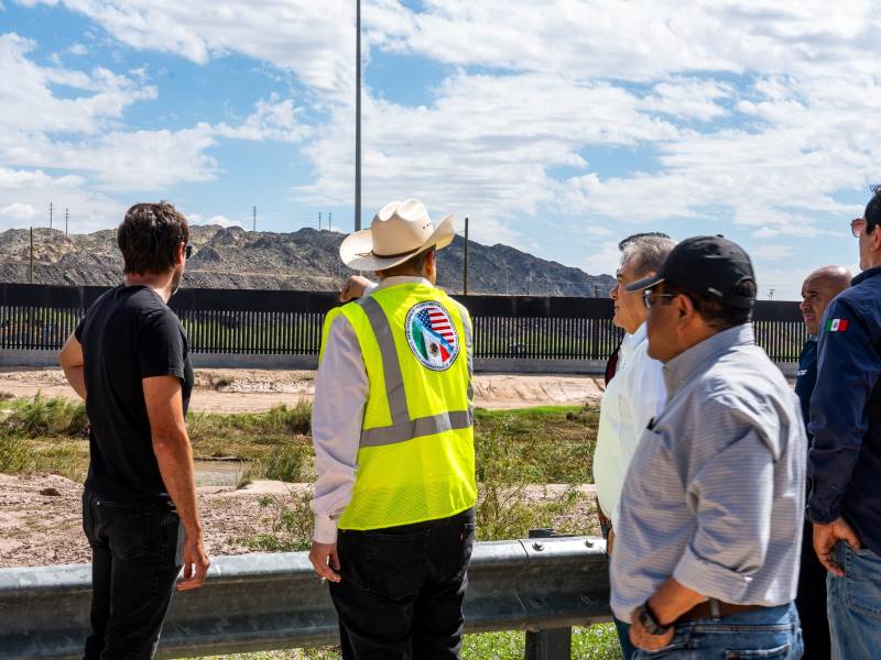 Revisan daños en el bordo del Río Bravo y preparan trabajos de rehabilitación