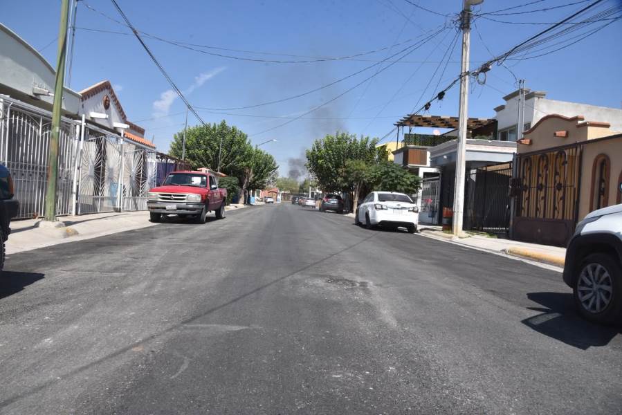 Repavimentan calle Paseo del Santuario con inversión de más de un millón de pesos