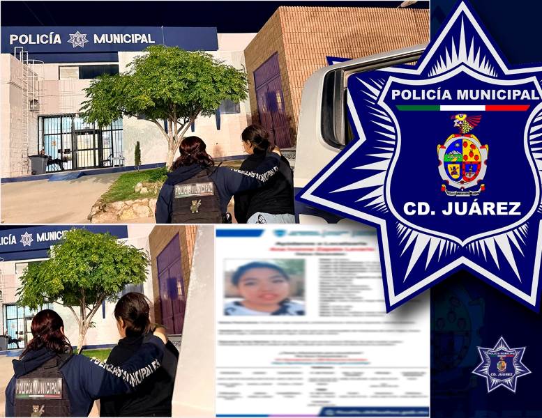 Localizan en Ciudad Juárez a adolescente con reporte de desaparición