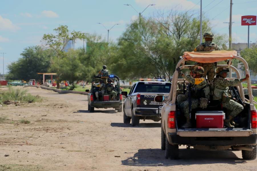 Refuerzan vigilancia fronteriza con patrullaje espejo entre Juárez y EU