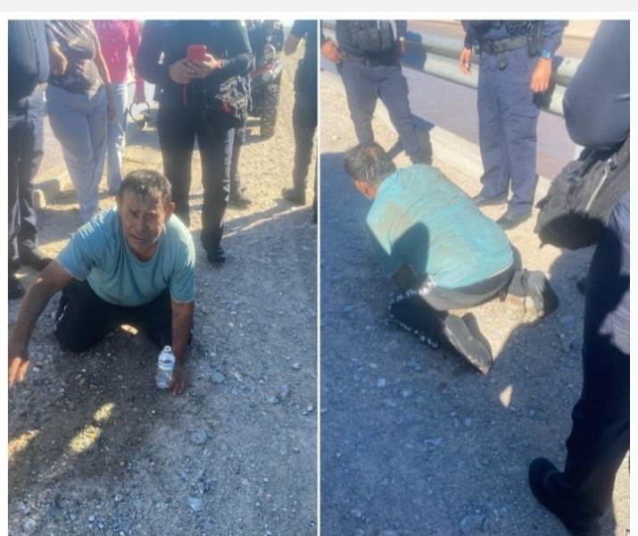 Policías rescatan a hombre de 61 años tras ser arrastrado por el Río Bravo