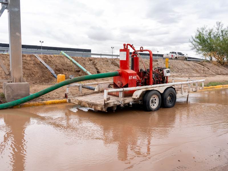 JMAS concluye trabajos de desalojo de agua en Juan Pablo II