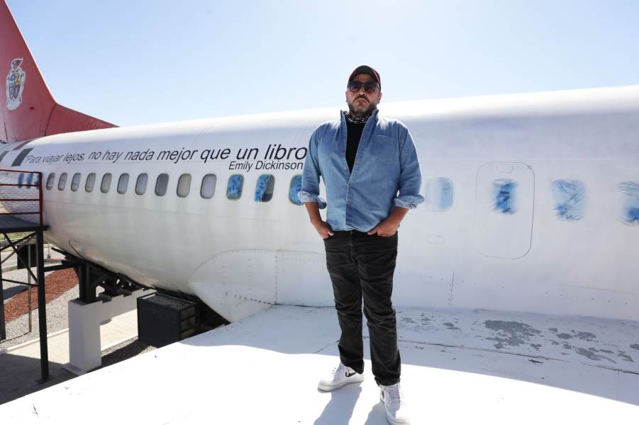Inician trabajos para dar nueva imagen al Biblioavión