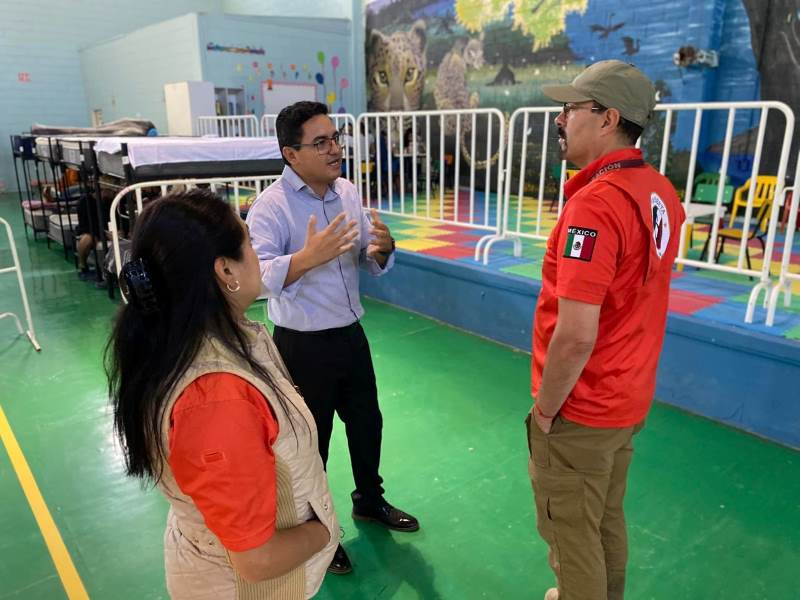 Solo 39 familias resguardadas en Campamento temporal de migrantes