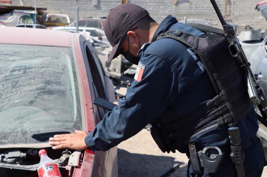 Despliega Policía Municipal operativo especial en “Yonkes” de la ciudad