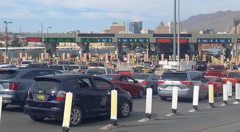 CBP cambia configuración de carriles en cruce Paso Del Norte