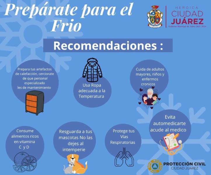 Alertan por bajas temperaturas, emite recomendaciones