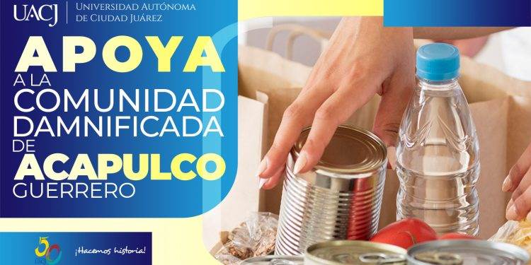 Inicia UACJ campaña de apoyo a damnificados del huracán Otis