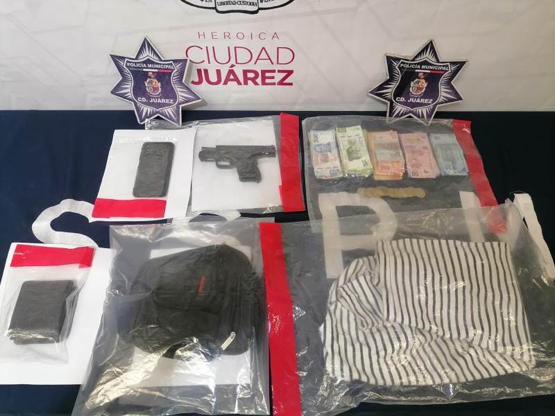 Detiene policía municipal a tres sujetos asaltantes