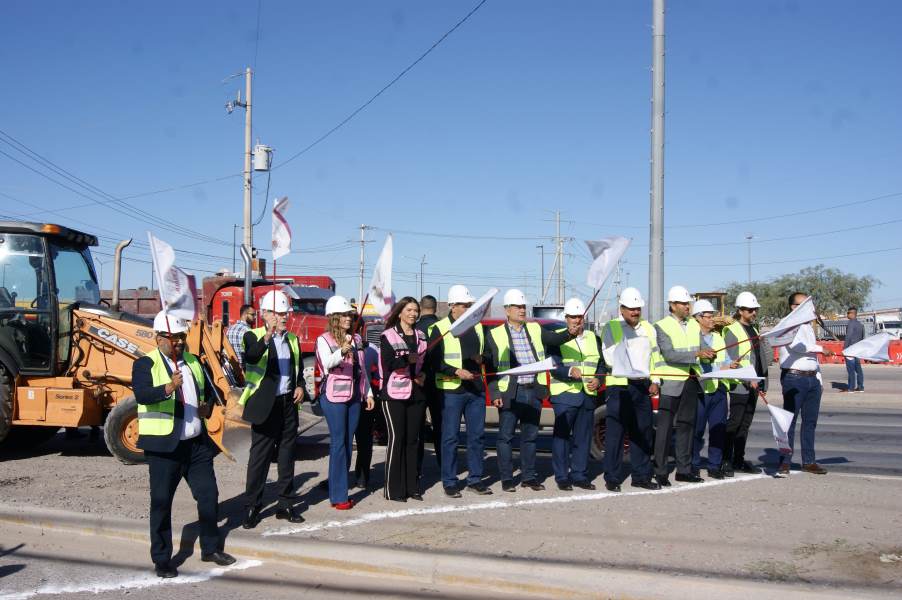 Sin contraer deuda, arranca municipio obras de nuevo Distribuidor Vial en el sur oriente.