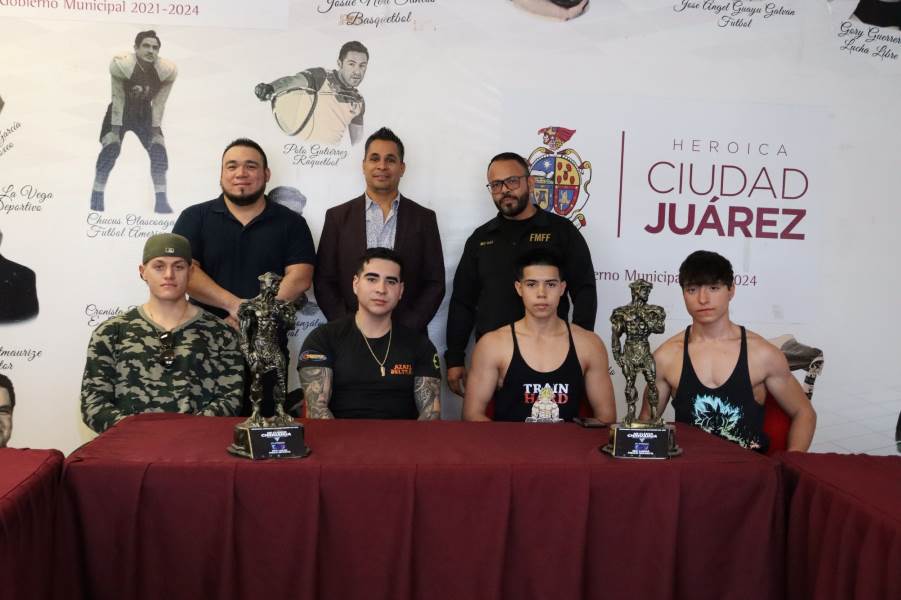 Jóvenes juarenses campeones en físicoconstructivismo