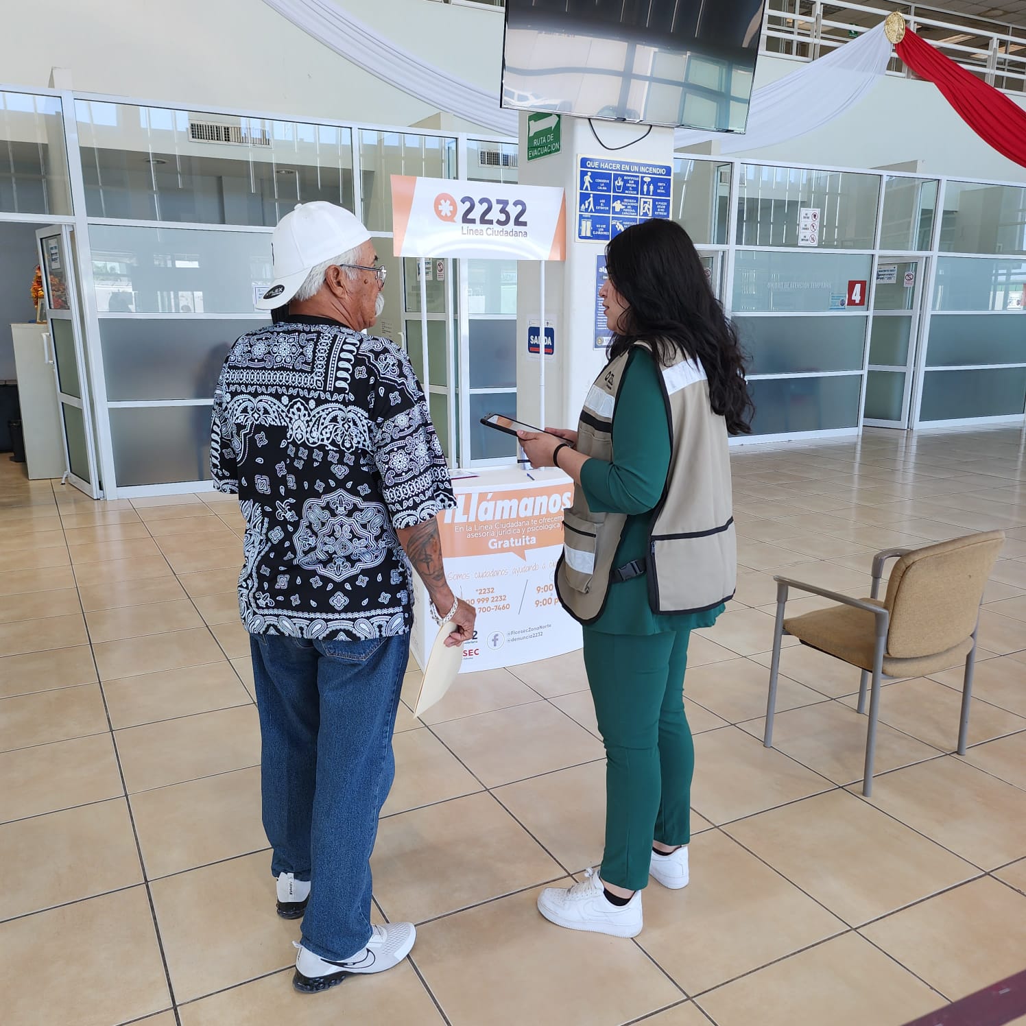 Analiza FICOSEC calidad de atención del Ministerio Publico en esta frontera.