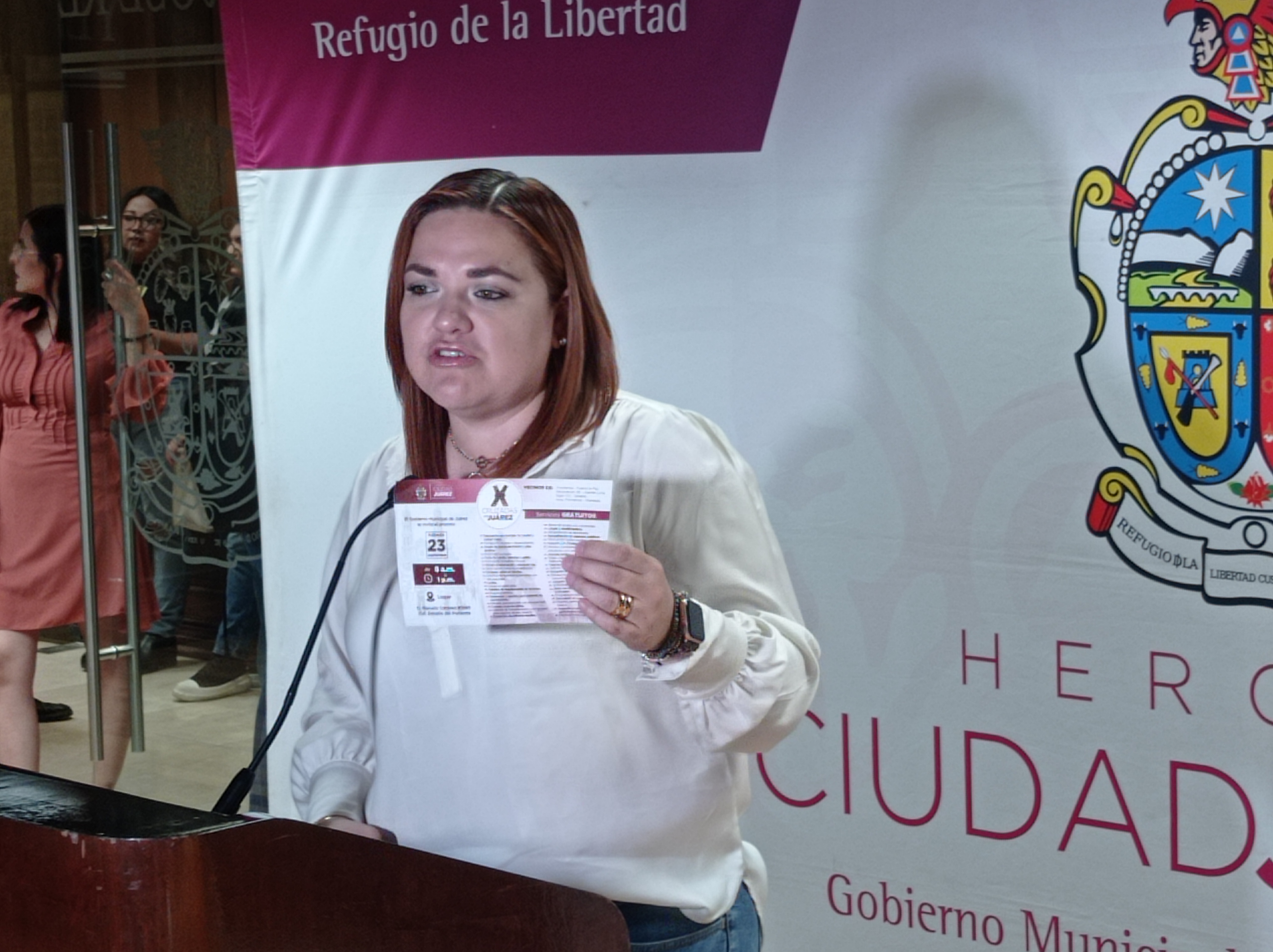 Anuncian Cruzada por Juárez en el poniente de la ciudad.
