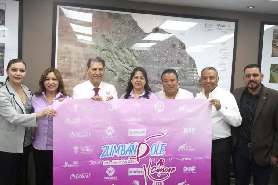 Patrocina la JMAS evento “zumbándole al cáncer”