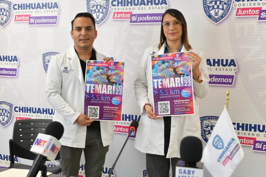 Invita Secretaría de Salud Estatal a participar en la 2da Carrera Temarí 2023