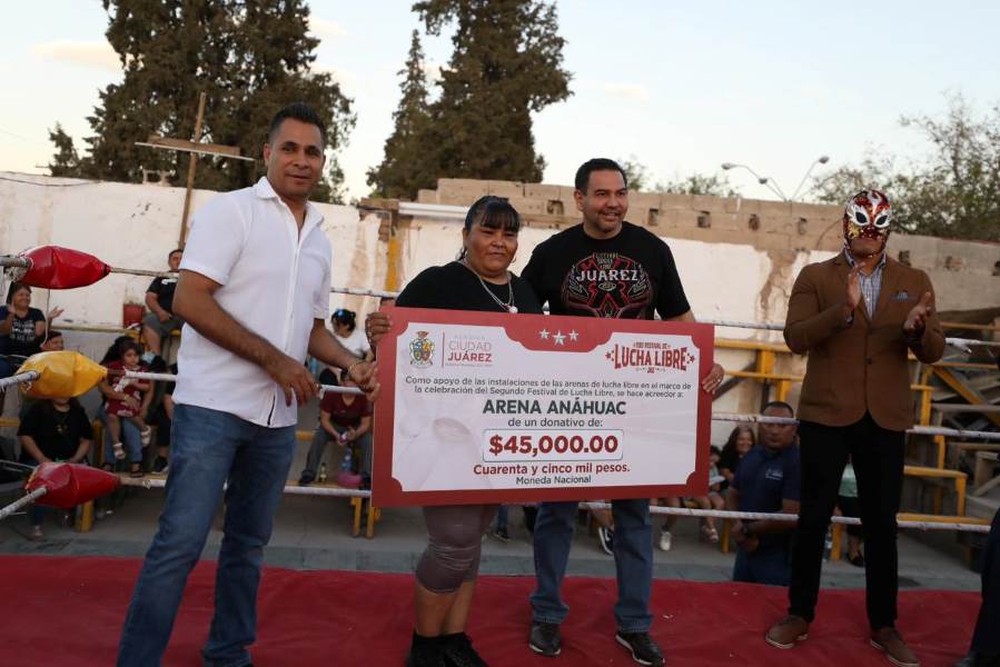 Benefician a las arenas de lucha libre Anáhuac, Gutiérrez y Morales